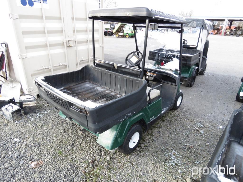 2014 YAMAHA GAS GOLF CART FUEL INJECTED, 595 HOURS, TAG #3308