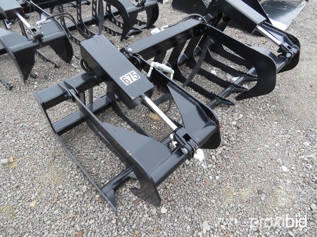 72" ROOT GRAPPLE ATTACHMENT TAG #3726