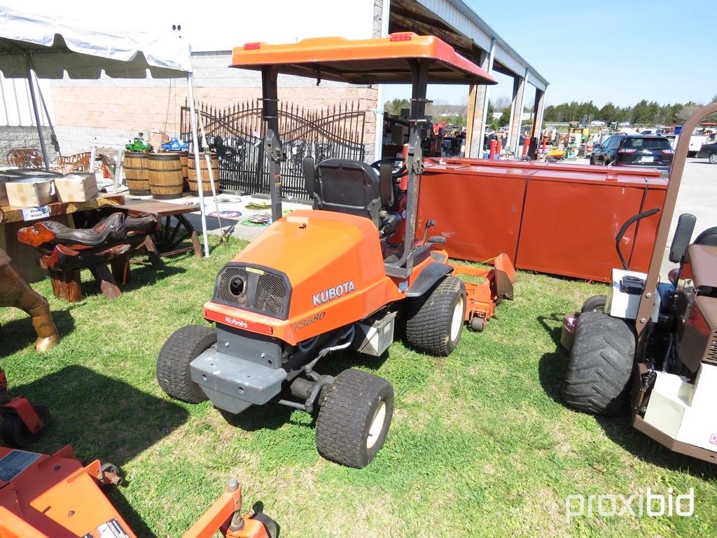 KUBOTA F3680 FRONT DECK MOWER DSL, 2932 HOURS, *OWNER'S MANUAL IN GATE HOUS