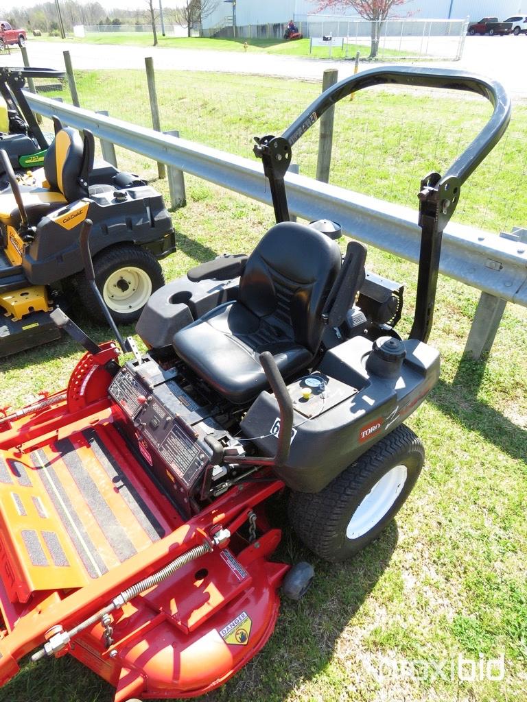 TORO Z MASTER 52" CUT, 27HP KOHLER ENG, W/ ROPS, SHOWING 461 HOURS, TAG #59