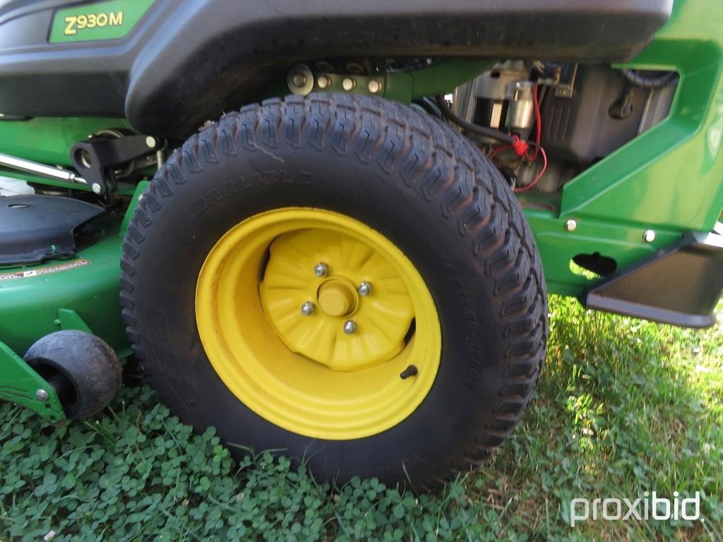 JOHN DEERE 2930M ZERO TURN MOWER