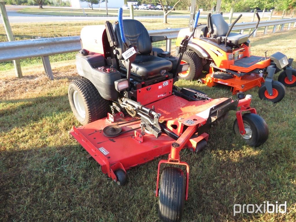 GRAVELY 272Z ZERO TURN MOWER DIESEL ENGINE, 72" CUT, TAG #8330