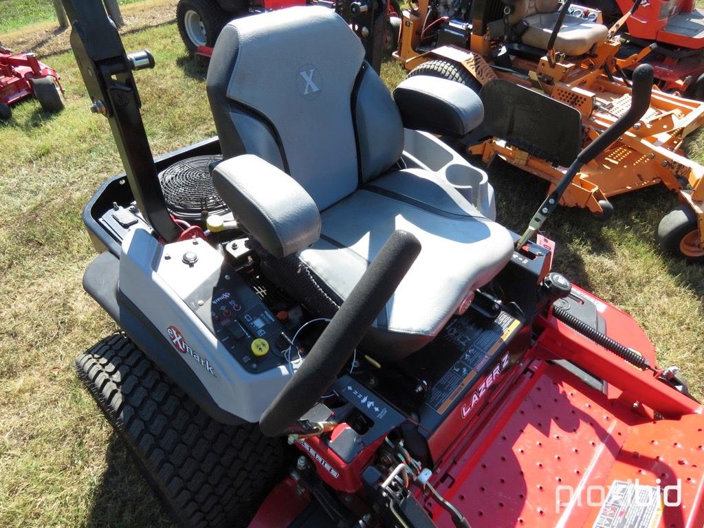 EXMARK LAZER Z X-SERIES MOWER 60" ULTRA CUT DECK, 38HP KOHLER 999CC ENGINE, ISO MOUNTED SUSPENSION S