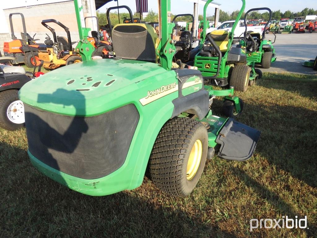 JOHN DEERE 997 ZERO-TURN MOWER YANMAR DIESEL, 60INCH DECK, 4733HRS, MODEL 997ZTRAK, SERIAL #DM997SB0