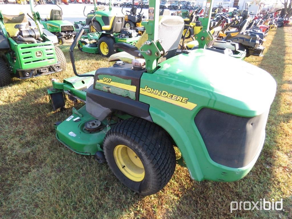 JOHN DEERE 997 ZERO-TURN MOWER YANMAR DIESEL, 60INCH DECK, 4733HRS, MODEL 997ZTRAK, SERIAL #DM997SB0