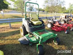 JOHN DEERE 997 ZERO-TURN MOWER YANMAR DIESEL, 60INCH DECK, 4733HRS, MODEL 997ZTRAK, SERIAL #DM997SB0