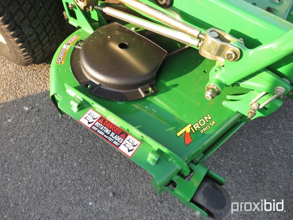 JOHN DEERE Z710A - ZTRAK ZERO TURN MOWER 54" CUT, KOHLER COMMAND 23HP ENGINE, ROPS, SERIAL #TC710AC0