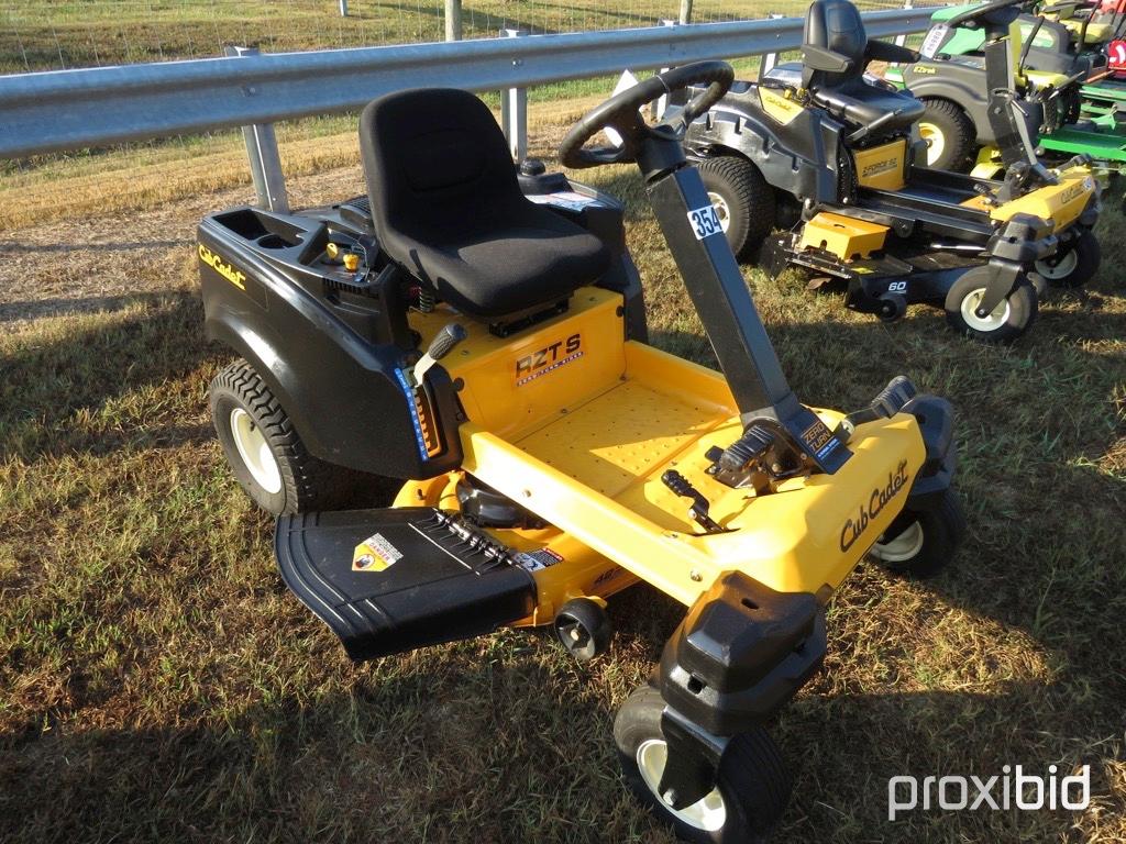 CUB CADET RZTS MOWER 42" CUT, KOHLER COURAGE 22HP ENGINE, SERIAL # 1D033H20211, SHOWING 195HRS, TAG