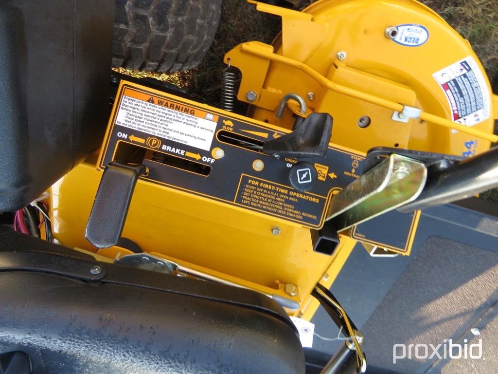 CUB CADET Z-FORCE ZERO TURN MOWER 44" CUT, KOHLER COMMAND 20HP ENGINE, SERIAL #B225Z00030, SHOWING 5