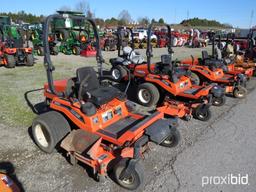 KUBOTA ZD25 ZERO TURN MOWER DIESEL, ROLL BAR, 60" DECK, 1291HRS, TAG #8482