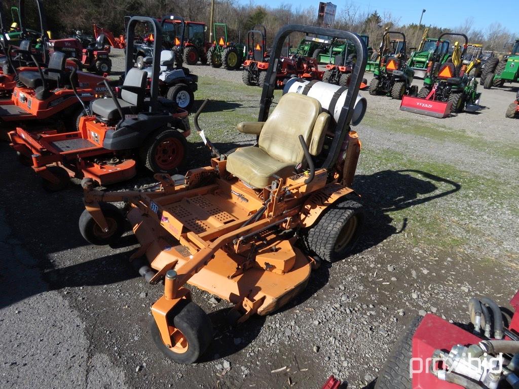 SCAG TURF TIGER ZERO TURN MOWER KOHLER PROPANE POWERED ENGINE, 61" DECK, TAG #3365