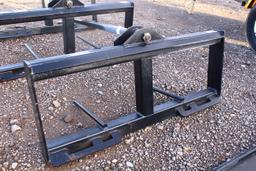 SKID STEER QUICK ATTACH HAY SPEAR TAG #8518