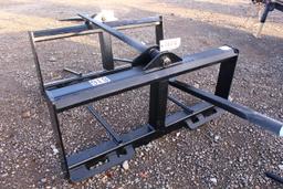 SKID STEER QUICK ATTACH HAY SPEAR TAG #8516