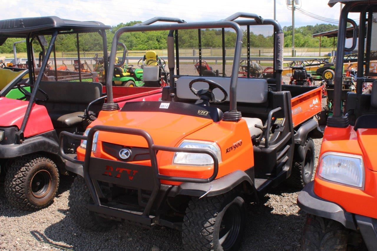 KUBOTA RTV900 4X4 DIESEL POWER STEERING, SHOWING 1024 HRS, S#23274 TAG# 5241