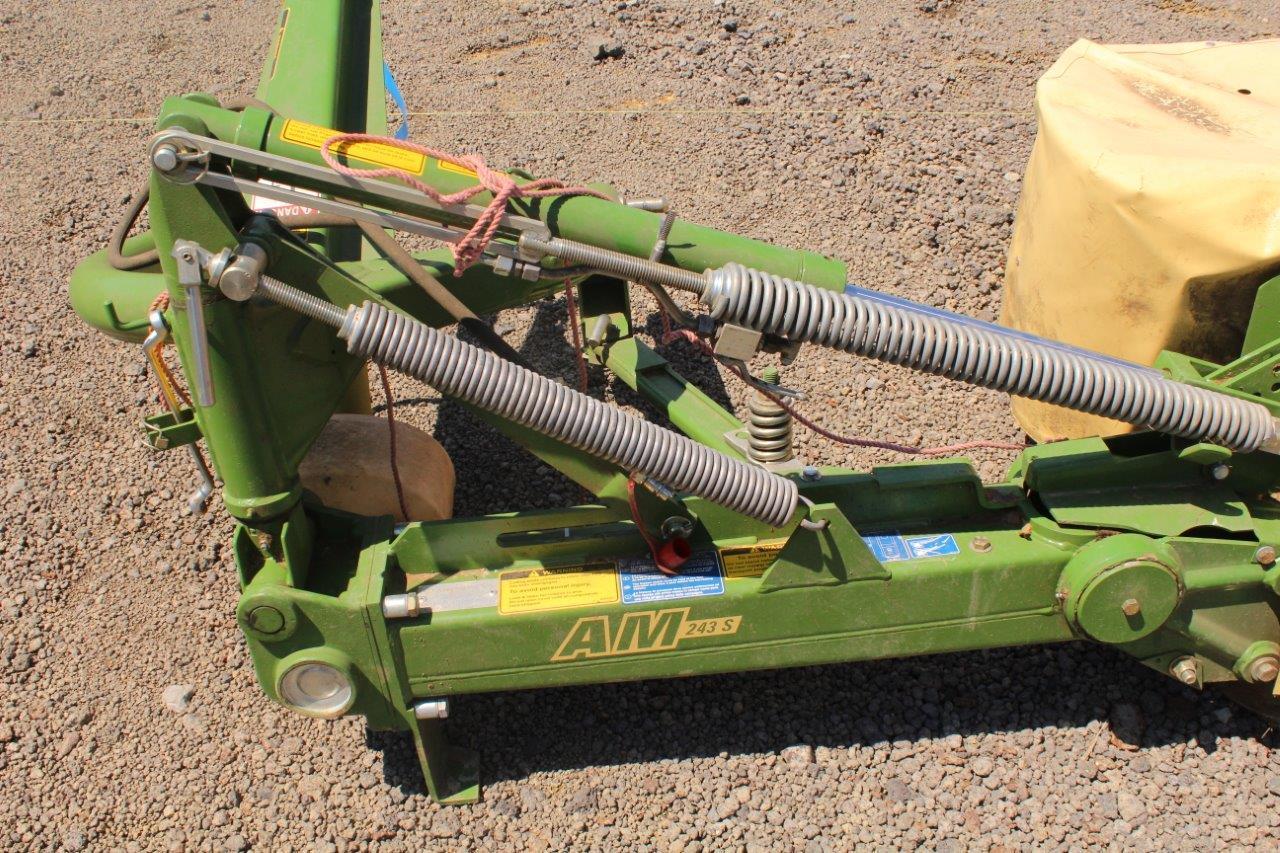 KRONE 243S 8' DISC MOWER S/N # 953591, TAG# 2862Z