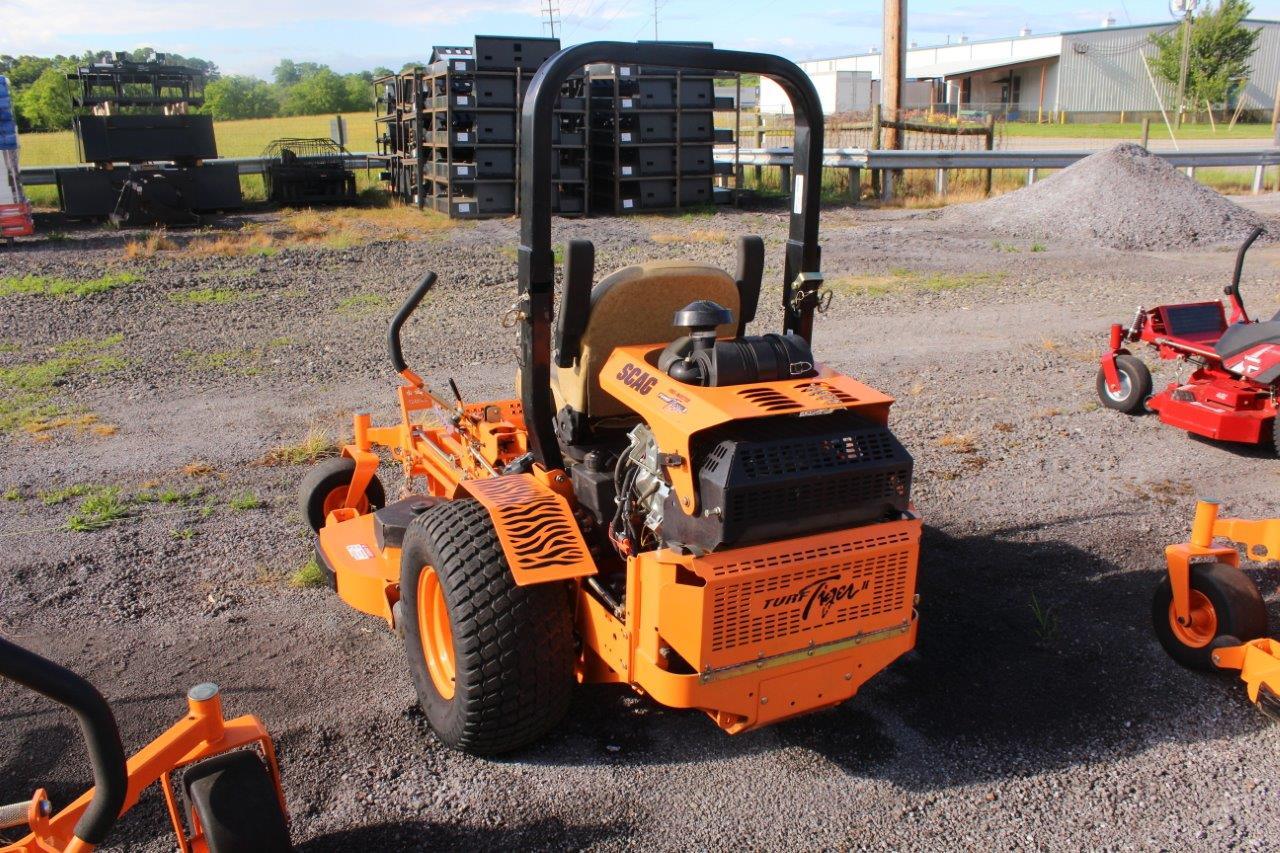 2018 SCAG TURF TIGER II 61" VELOCITY PLUS DECK, 37HP BIG BLOCK EFI ENGINE, W/ TIGER EYE MONITORING S