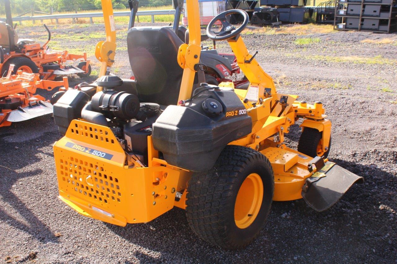 2018 CUB CADET PRO Z 500 PRO Z S 60" TRIPLE , GAUGE DECK, 27HP KAWASAKI ENGINE, SUSPENSION SEAT, POW