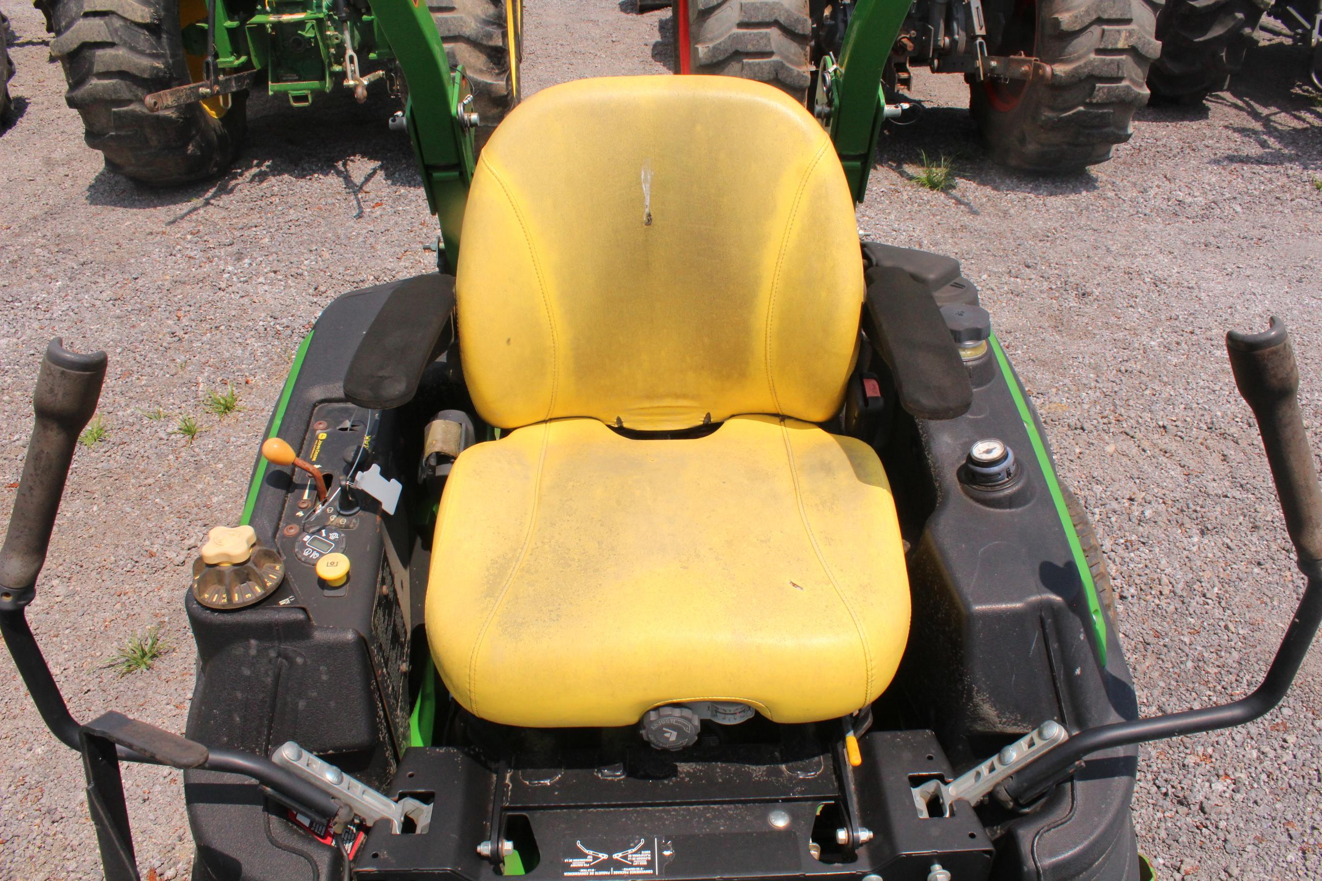 JOHN DEERE 2930R ZERO TURN MOWER 54" DECK KAWASAKI ENGINE, 661 HRS, S# ITC930RFAET020154, TAG# 5415