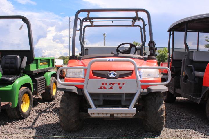 KUBOTA RTV 1140CPX DIESEL, P/S, HYDRAULIC DUMP BED, 4 SEATER, SHOWING 2535 HRS, S/N# 11726, TAG# 939