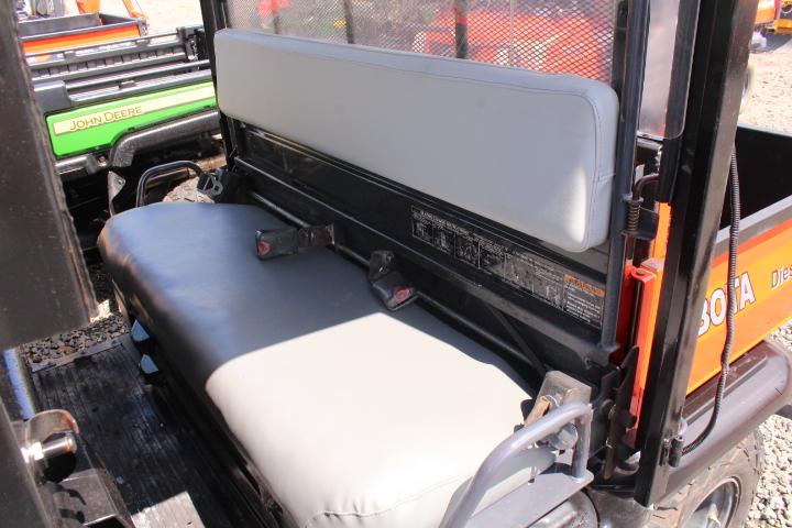 KUBOTA RTV 1140 CPX, 4 SEATER 4X4, HYD DUMP BED, CANOPY, GLASS WINDSHIELD & WIPER, P/S, SHOWING 613