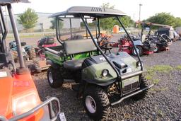 KAWASAKI 550 MULE, 2WD GAS ENG, SHOWING 1363 HRS