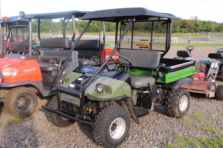 KAWASAKI 550 MULE, 2WD GAS ENG, SHOWING 1363 HRS