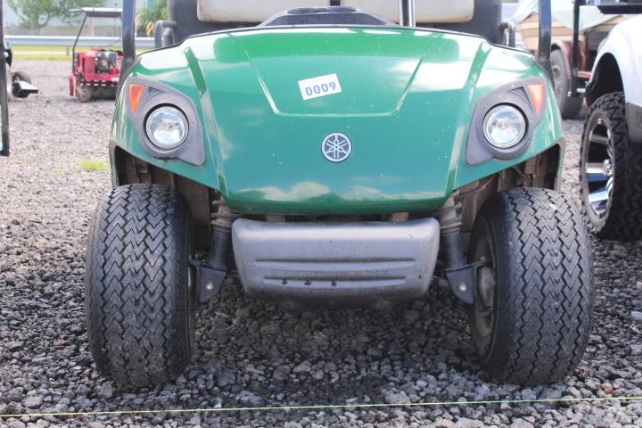 YAMAHA GOLF CART W/ BED NEW BATTERIES (TWO SEASONS AGO) W/ CHARGER, S/N# JC1-101058, TAG# 10045