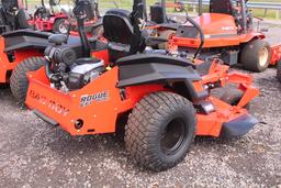 BAD BOY ROUGE ZERO TURN MOWER, 61" DECK