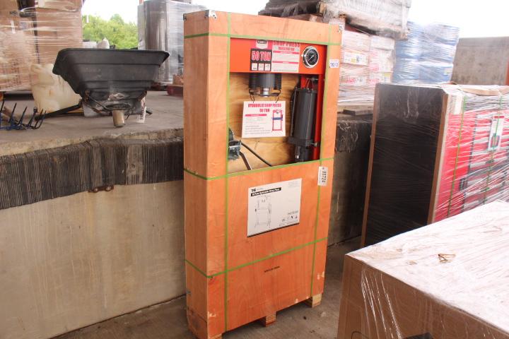 UNUSED HYDRAULIC SHOP PRESS, 50T