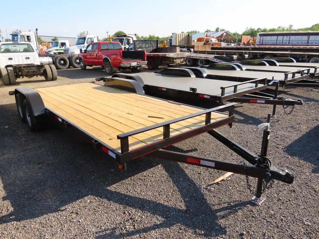 2021 UNUSED P&T TANDEM AXLE CAR HAULER