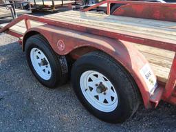 6.5" X 16' BIG BEE TANDEM AXLE BUMPER PULL TRAILER