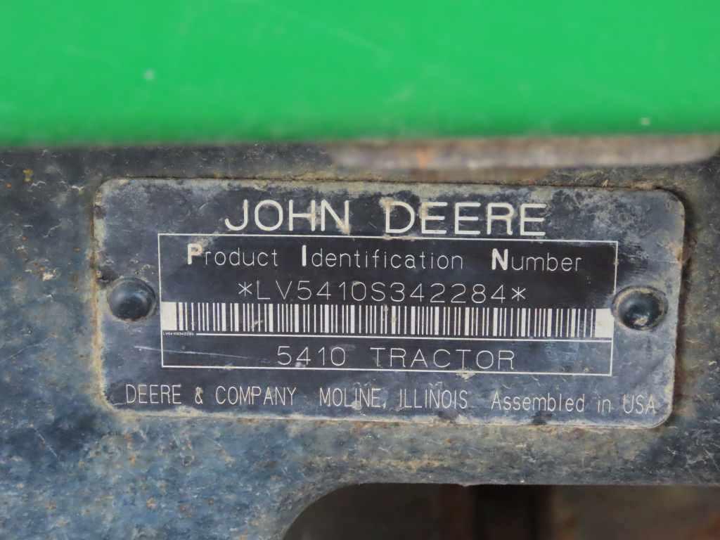 JOHN DEERE 5410 TRACTOR