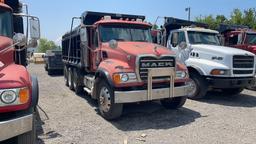 2004 MACK CV713 GRANITE TRI-AXLE DUMP TRUCK