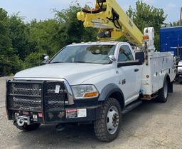 2012 DODGE RAM 5500 HEAVY DUTY BUCKET TRUCK