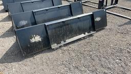 UNUSED 84" SKID STEER SMOOTH BUCKET