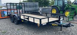 2022 BIG TEX 70PI 6'11"X18' BUMPER PULL TRAILER