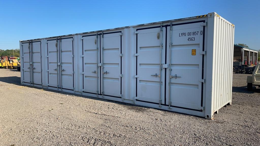 40' SHIPPING CONTAINER WITH SIDE DOORS