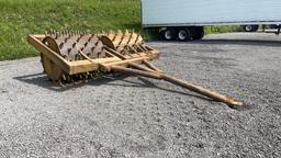 PULL TYPE DOUBLE DRUM 10' SHEEPSFOOT ROLLER