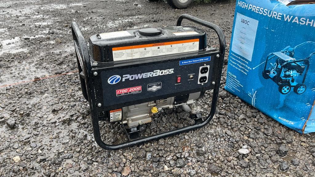 POWER BOSS GASOLINE GENERATOR 1700 WATTS