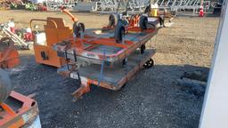 QTY 3) 4'X6' ROLLING CARTS