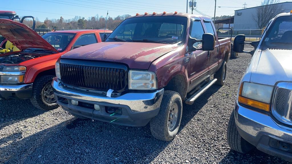 2002 FORD F-350 4 DOOR 4WD PICKUP TRUCK