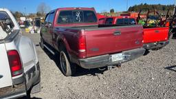 2002 FORD F-350 4 DOOR 4WD PICKUP TRUCK