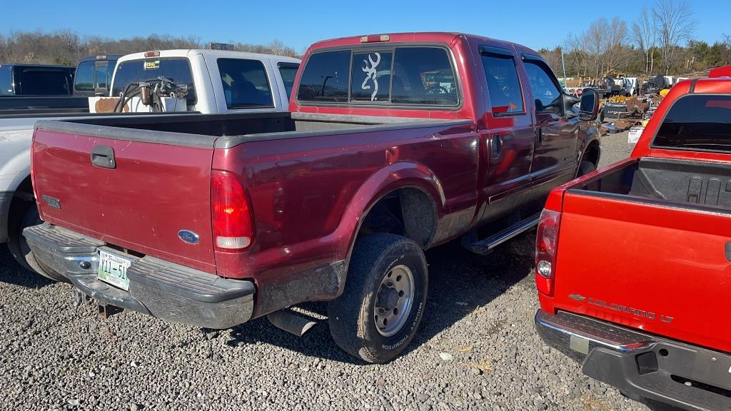 2002 FORD F-350 4 DOOR 4WD PICKUP TRUCK