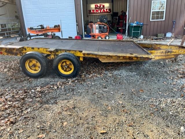 PINTLE HITCH 8'X14' DUAL AXLE TRAILER