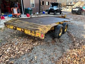 PINTLE HITCH 8'X14' DUAL AXLE TRAILER