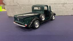 1937 FORD PICK UP 1:24 SCALE W/ UNUSED KNIFE