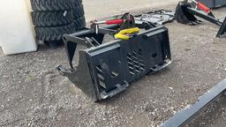 UNUSED 48" SKID STEER SKELETON GRAPPLE BUCKET