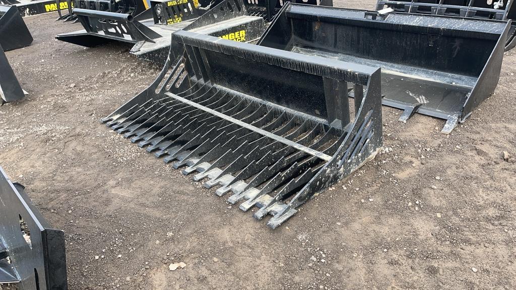 UNUSED 72" SKID STEER SKELETON BUCKET