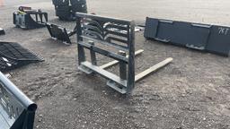 UNUSED 48" SKID STEER PALLET FORKS