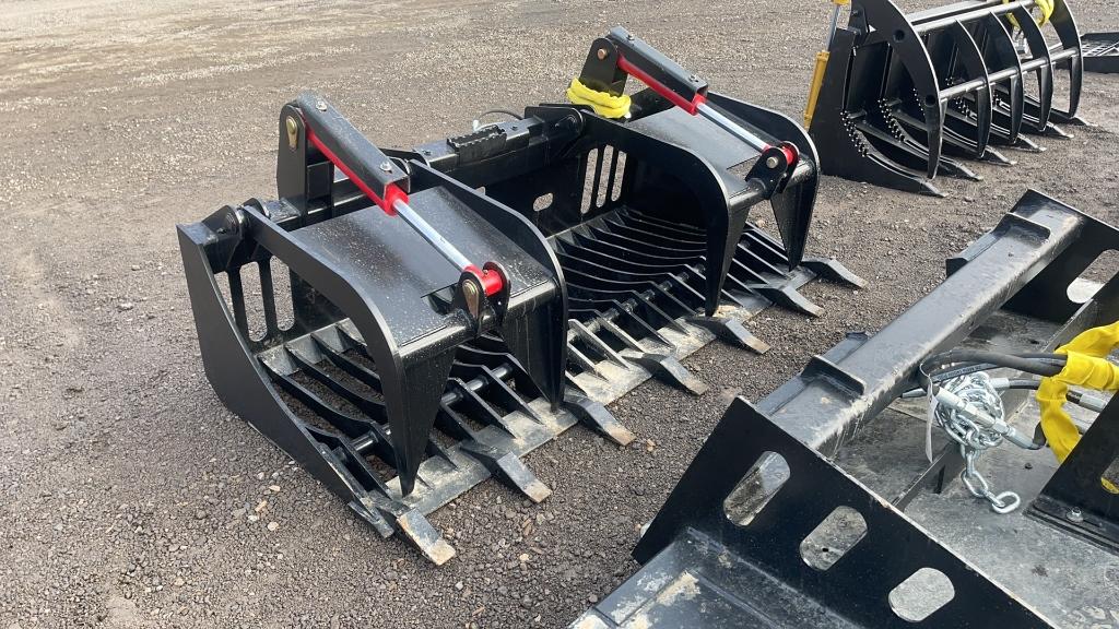 UNUSED 72" SKID STEER SKELETON TOOTH BUCKET